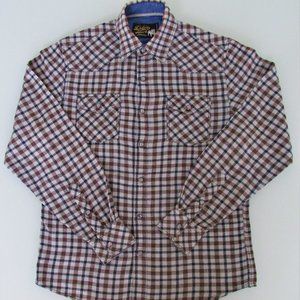 Duke's Bark Men's Cotton Flannel Shirt Size Small